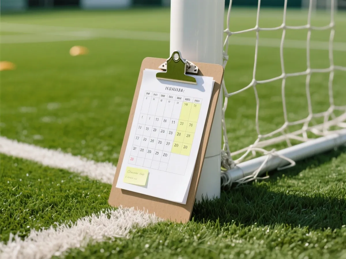 赛程规划与观赛清单示意图